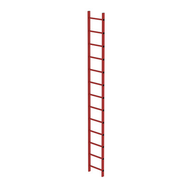 MUNK Shaft ladder glass-fibre reinforced plastic 400 mm clear width 13 rungs 64113