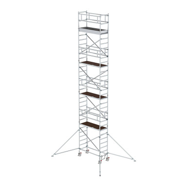 MUNK Mobile scaffolding, 0.75 נ1.80 m, with outrigger. Platform height 8.35m 154846