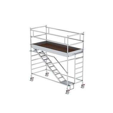 MUNK Mobile scaffolding, 1.35 נ3.0 m, with inclined ascents. Platform height 2.35 m 167120