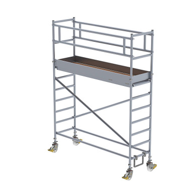 MUNK Mobile scaffolding, 0.75 נ2.45 m Platform height 2.35 m 171235