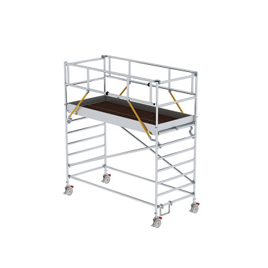 MUNK Mobile scaffolding SG 1.35 נ3 m with double platform platform height 2.51 m 175237