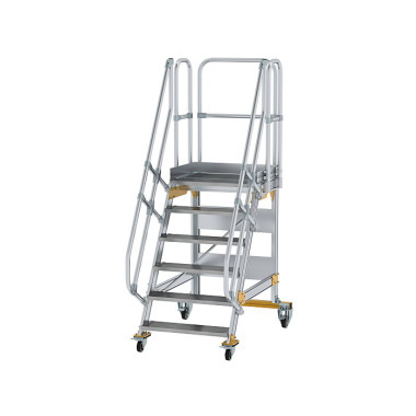 MUNK Platform stairs 60° movable step width 800 mm 6 steps 600726