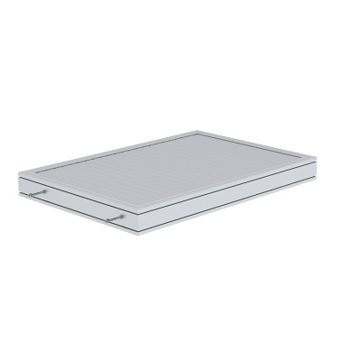 MUNK Platform, grooved aluminium Platform length 1,260 mm 632101