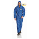 DS SafetyWear ProSafe® Light Overall, SMS- Material, Kapuze, blau SMSB-3XL