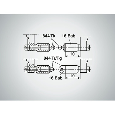 Mahr 16 Eab receiving socket, 0 4118819