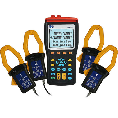 PCE 1 + 3-phase power analyzer PCE-360 | RS-232 interface | PC cable | software | 512 K data logger