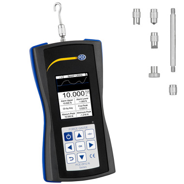 PCE-DFG N 10 force gauge 0 to 10 N | including software | 1600 Hz sample rate| Exactly ±0.1% of the measuring range