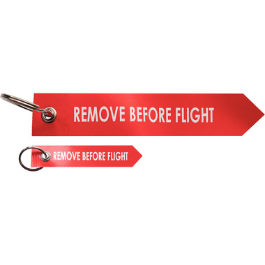 HALDER Normalien Warnfahne 165x30 Material PVC in rot Remove before flight 4217.B002