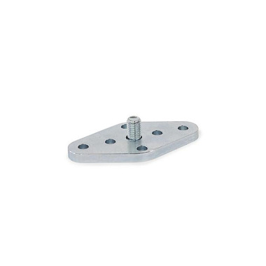 Ganter Flanges for Quick Release Couplings GN 1050 and Studs GN 1050.1 1050.2-2-L-ST-ZB