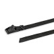 Ganter Lashing Straps, Buckle Steel / Stainless Steel, Strap Plastic 1110-25-1500-ST-SW