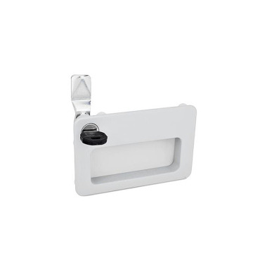 Ganter Latches with Gripping Tray, Operation with Key, Lockable 115.10-SC-24-1-SR