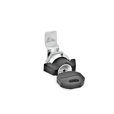 Ganter Latches, Small Type, Housing Collar Chrome Plated, with and without Lock 115.1-SCK-7,5