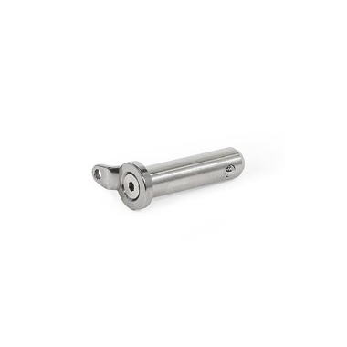 Ganter Locking Pins, Stainless Steel, with Axial Lock (Ball Retainer) 124.3-10-50-E