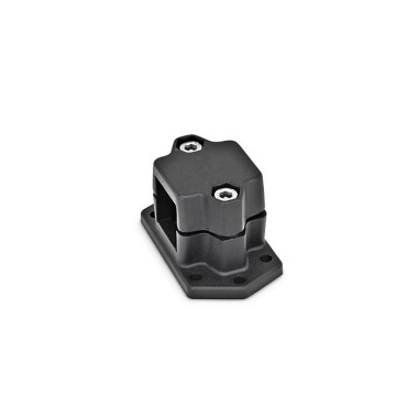 Ganter Flanged Connector Clamps, Aluminum 147.3-V20-2-SW