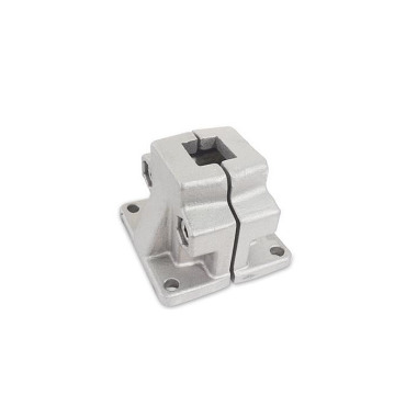 Ganter Base Plate Connector Clamps, Aluminum 165-V20-2-BL