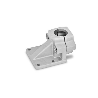 Ganter Off-Set Base Plate Connector Clamps, Aluminum 166-B20-2-BL