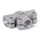 Ganter Angle Connector Clamps, Aluminum 198-B40-B40-2-BL