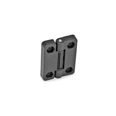 Ganter Hinges with 4 Indexing Positions, Plastic 222-50-65-EH