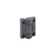 Ganter Hinges, Plastic, with Spring-Loaded Return 233.3-55-67-R-2-SW