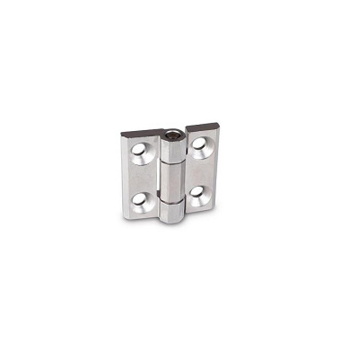 Ganter Heavy Duty Hinges, Stainless Steel 237.3-NI-80-80-A-GS