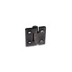 Ganter Heavy Duty Hinges, Stainless Steel 237.3-NI-80-80-B-SW