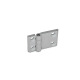 Ganter Hinges, Zinc Die Casting, Horizontally Elongated 237-ZD-63-50-A-SR