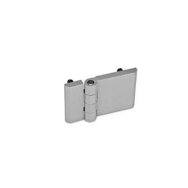 Ganter Hinges, Zinc Die Casting, Horizontally Elongated 237-ZD-63-50-C-SR