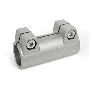 Ganter Tube Connectors, Aluminum 242-B30-B30-2-BL