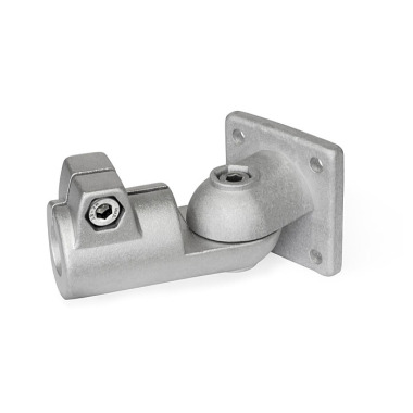 Ganter Swivel Clamp Connector Joints, Aluminum 282-B50-S-2-BL