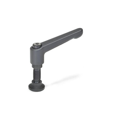 Ganter Adjustable Hand Levers with Special Tipped Threaded Studs 306-30-M6-50-KD-SW