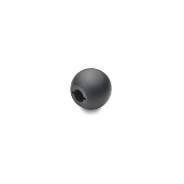 Ganter Ball Knobs, Press-On Type, Plastic 319-KT-25-B6-M