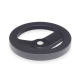 Ganter Spoked Handwheels, Black, Powder Coated 324-125-B12-A