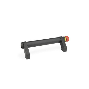 Ganter Tubular Handles, Aluminum, with Electrical Switching Function 332-200-SW-T0-2-R