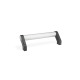 Ganter Tubular Handles, Aluminum / Zinc Die Casting 333-28-400-B-EL