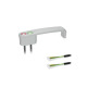 Ganter Cabinet U-Handles, with Electrical Switching Function, with Cable 422-ZD-T2-K-2-SR