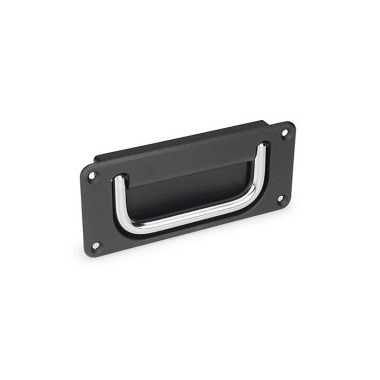 Ganter Folding Handles with Recessed Tray 425.8-120-CR-SW-B