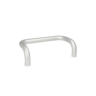 Ganter Cabinet U-Handles, Aluminum 426.1-AL-20-200-BL