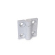 Ganter Hinges, Zinc Die Casting, with Detent 437.4-ZD-60-60-C2-SR