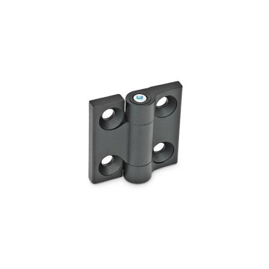 Ganter Hinges, with Adjustable Friction, Zinc Die Casting 437-ZD-50-50-A-SW