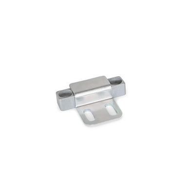 Ganter Magnetic Catches, with Rubberized Magnetic Surface 4470-50-A1-Z2-SR