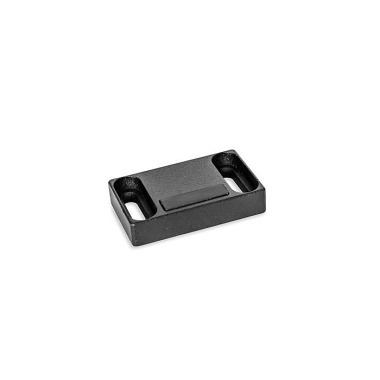 Ganter Magnetic Catches, with Rubberized Magnetic Surface 4470-50-A2-W-SW