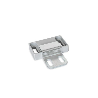 Ganter Magnetic Catches, with Rubberized Magnetic Surface 4470-50-A2-Z2-SR