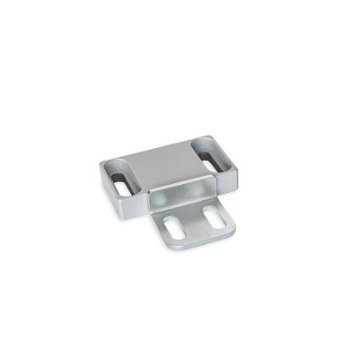 Ganter Magnetic Catches, with Rubberized Magnetic Surface 4470-50-C2-L2-SR