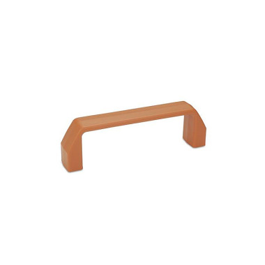 Ganter Cabinet U-Handles, Plastic 528.1-PA-94-M6-OR