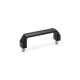 Ganter Cabinet U-Handles, Plastic 528.4-PA-117-M6-SW