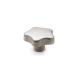 Ganter Star Knobs, Stainless Steel AISI 316L 5334.4-32-B6-C