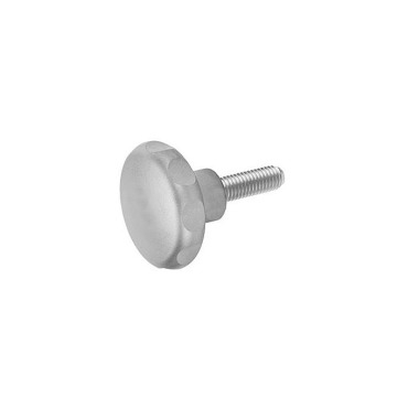 Ganter Stainless Steel Star Knobs with Threaded Stud, AISI 303 5335-40-M8-20