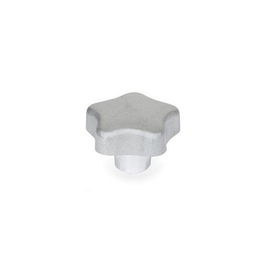 Ganter Star Knobs, Aluminium, without Bore 5336-40-A-MT