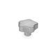 Ganter Star Knobs, Aluminum 5336-40-B8-C-MT