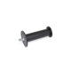 Ganter Cylindrical Handles, Plastic, Threaded stud 539.2-30-M8-20-B